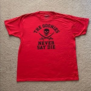 👕THE GOONIES Never Say Die T Shirt XL New WOT👕